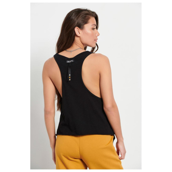 Bodytalk Γυναικεία αμάνικη μπλούζα Asymmetrical Loose Fit Tank Top